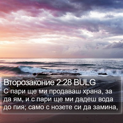 Второзаконие 2:28 BULG Bible Verse Image
