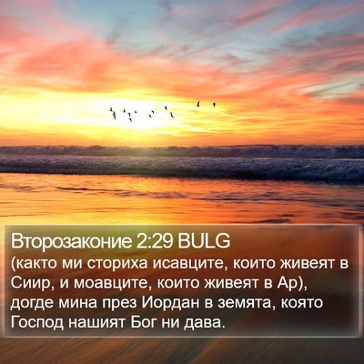 Второзаконие 2:29 BULG Bible Verse Image
