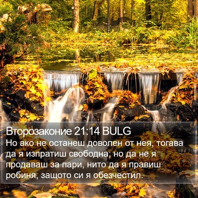 Второзаконие 21:14 BULG Bible Verse Image