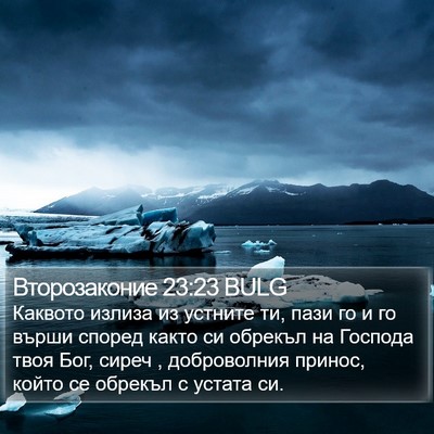 Второзаконие 23:23 BULG Bible Verse Image