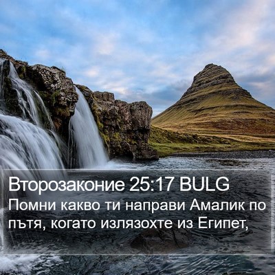 Второзаконие 25:17 BULG Bible Verse Image