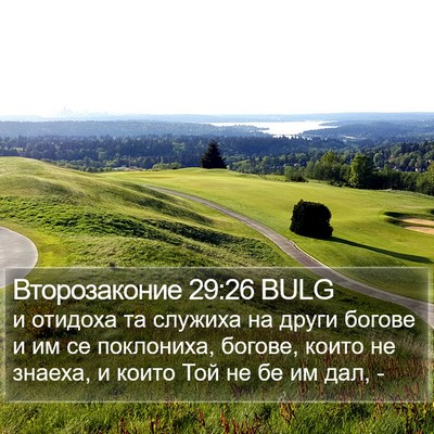 Второзаконие 29:26 BULG Bible Verse Image