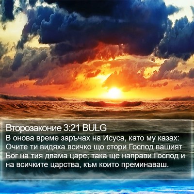 Второзаконие 3:21 BULG Bible Verse Image
