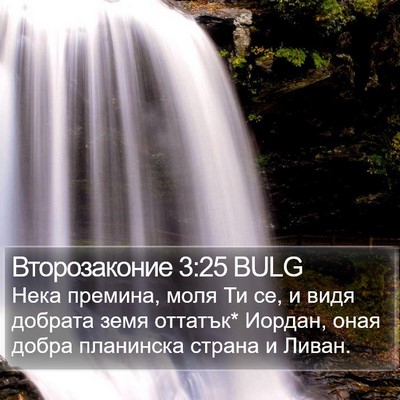 Второзаконие 3:25 BULG Bible Verse Image