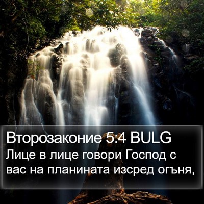 Второзаконие 5:4 BULG Bible Verse Image