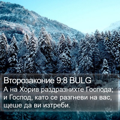 Второзаконие 9:8 BULG Bible Verse Image