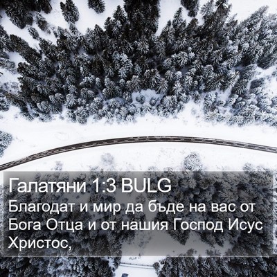 Галатяни 1:3 BULG Bible Verse Image