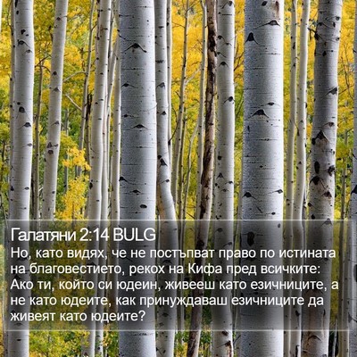 Галатяни 2:14 BULG Bible Verse Image