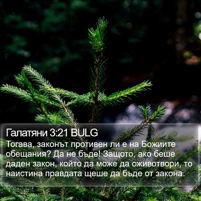 Галатяни 3:21 BULG Bible Verse Image