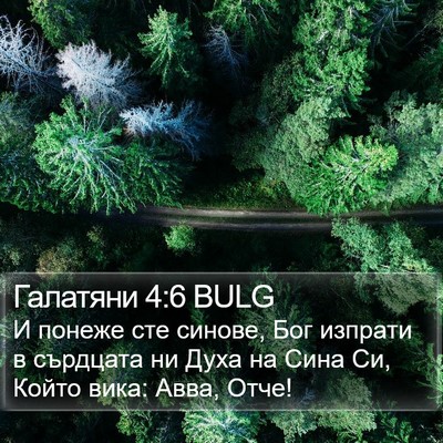 Галатяни 4:6 BULG Bible Verse Image