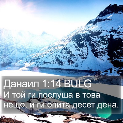 Данаил 1:14 BULG Bible Verse Image