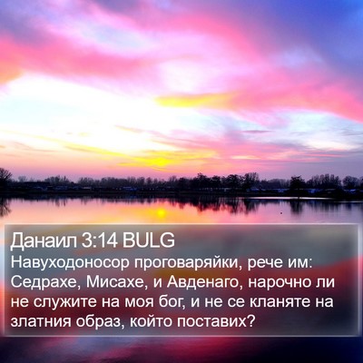 Данаил 3:14 BULG Bible Verse Image