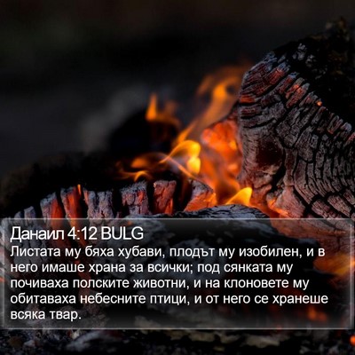 Данаил 4:12 BULG Bible Verse Image