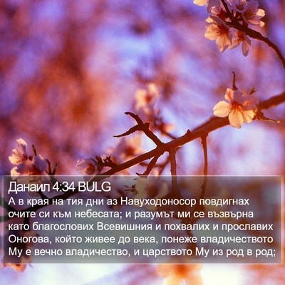 Данаил 4:34 BULG Bible Verse Image