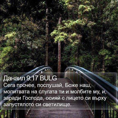 Данаил 9:17 BULG Bible Verse Image