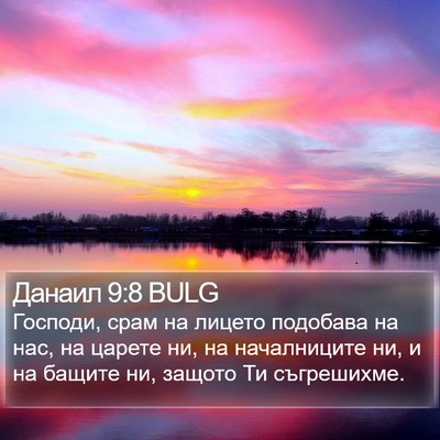 Данаил 9:8 BULG Bible Verse Image