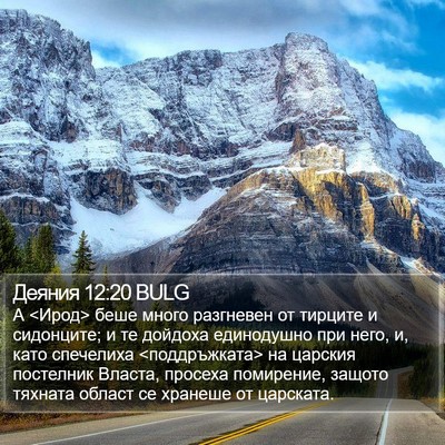 Деяния 12:20 BULG Bible Verse Image