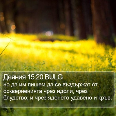 Деяния 15:20 BULG Bible Verse Image