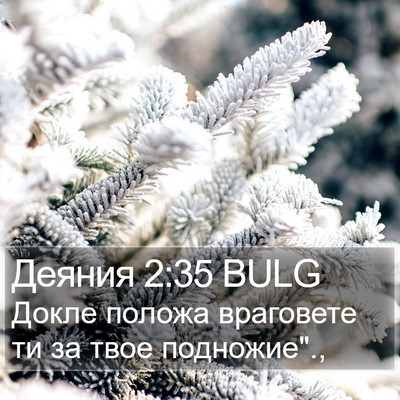 Деяния 2:35 BULG Bible Verse Image