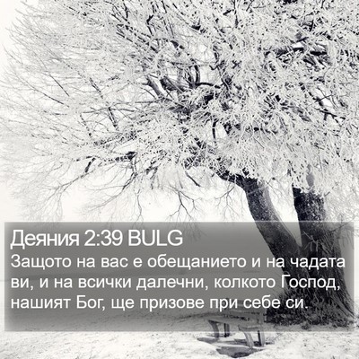 Деяния 2:39 BULG Bible Verse Image