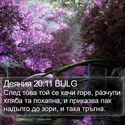 Деяния 20:11 BULG Bible Verse Image