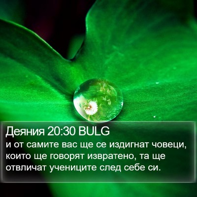 Деяния 20:30 BULG Bible Verse Image