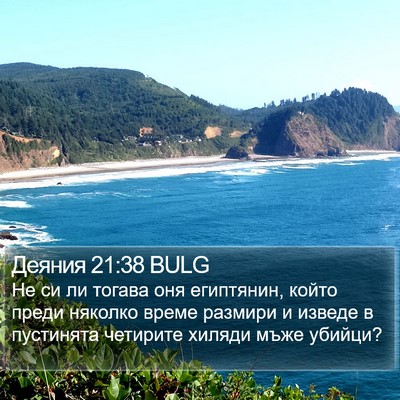 Деяния 21:38 BULG Bible Verse Image