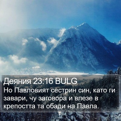 Деяния 23:16 BULG Bible Verse Image