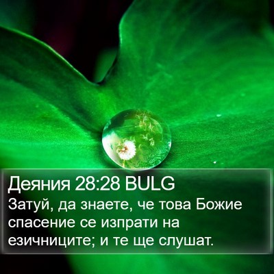 Деяния 28:28 BULG Bible Verse Image