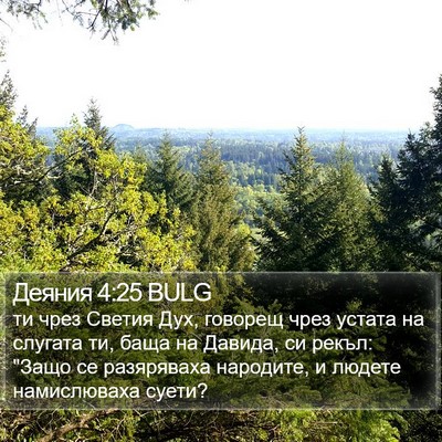 Деяния 4:25 BULG Bible Verse Image