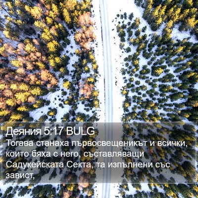 Деяния 5:17 BULG Bible Verse Image