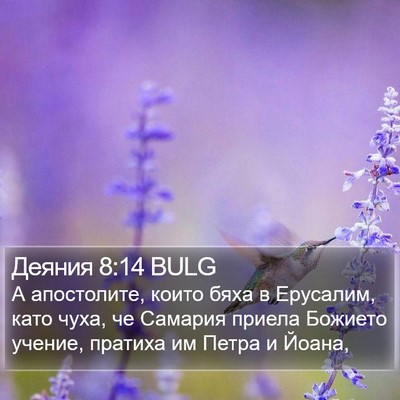 Деяния 8:14 BULG Bible Verse Image