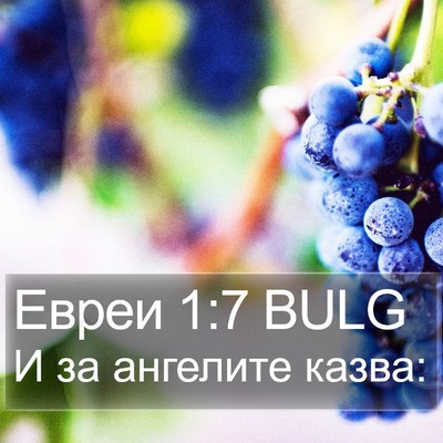 Евреи 1:7 BULG Bible Verse Image