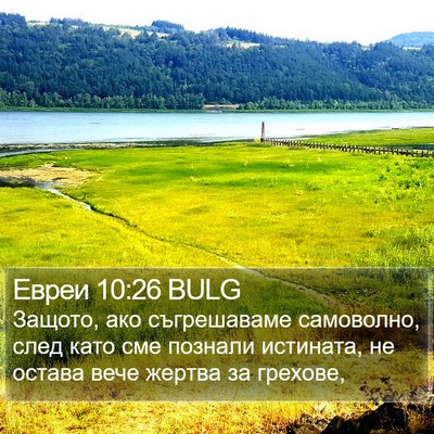 Евреи 10:26 BULG Bible Verse Image