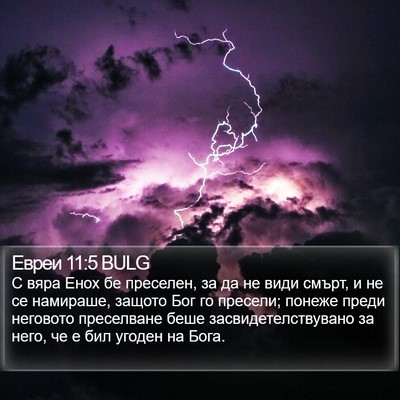 Евреи 11:5 BULG Bible Verse Image