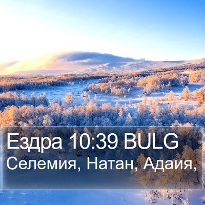 Ездра 10:39 BULG Bible Verse Image