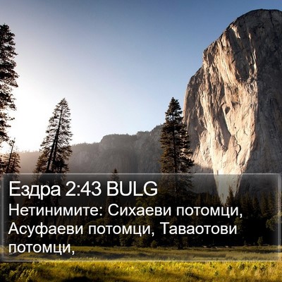 Ездра 2:43 BULG Bible Verse Image