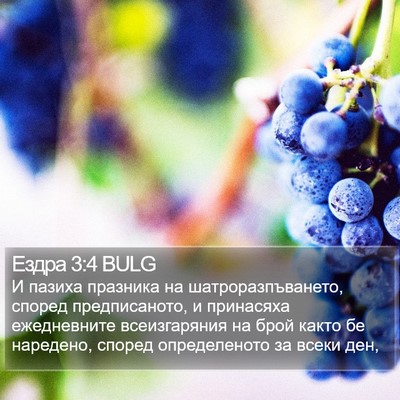 Ездра 3:4 BULG Bible Verse Image