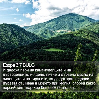 Ездра 3:7 BULG Bible Verse Image