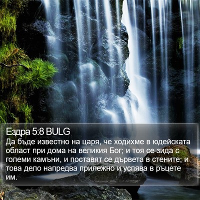 Ездра 5:8 BULG Bible Verse Image