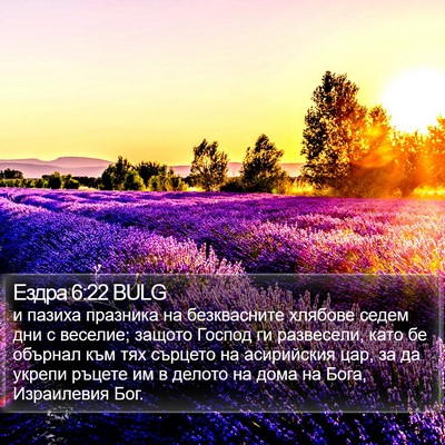 Ездра 6:22 BULG Bible Verse Image