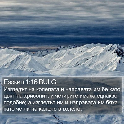 Езекил 1:16 BULG Bible Verse Image