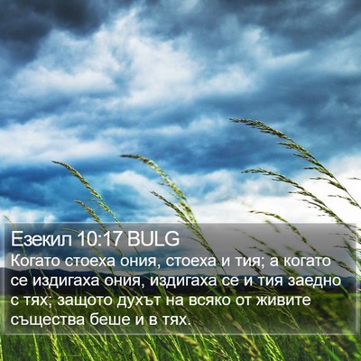 Езекил 10:17 BULG Bible Verse Image
