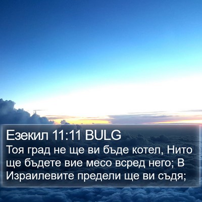 Езекил 11:11 BULG Bible Verse Image