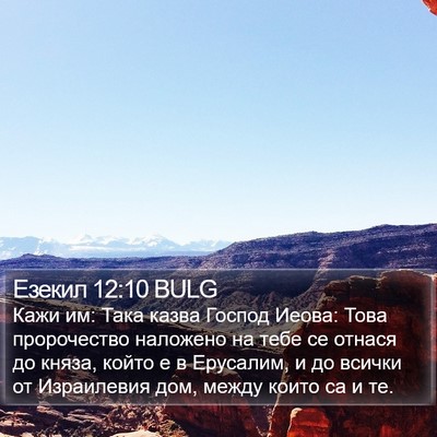 Езекил 12:10 BULG Bible Verse Image