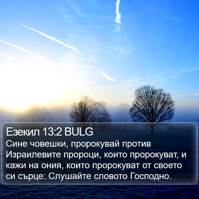 Езекил 13:2 BULG Bible Verse Image