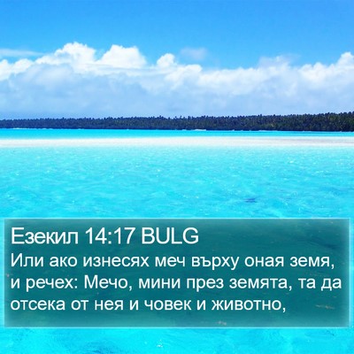 Езекил 14:17 BULG Bible Verse Image