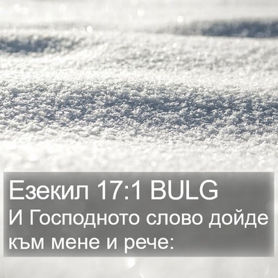 Езекил 17:1 BULG Bible Verse Image