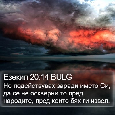 Езекил 20:14 BULG Bible Verse Image