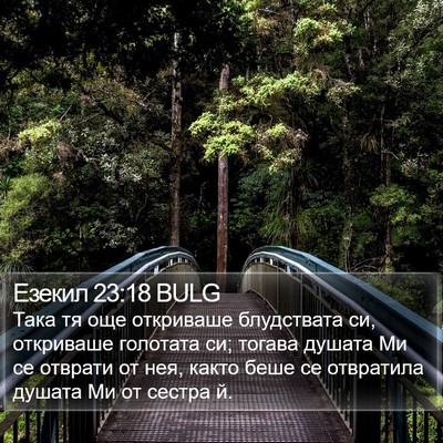 Езекил 23:18 BULG Bible Verse Image